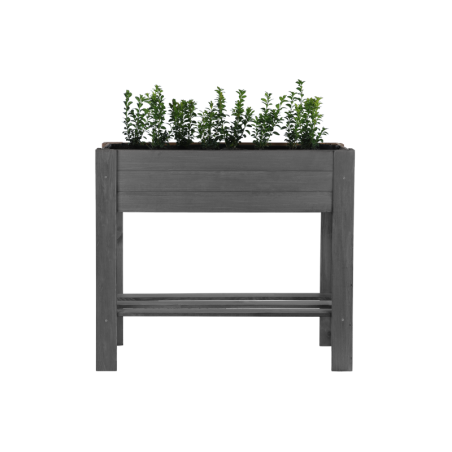 Drewniany Ziołownik / Skrzynia ZE1wym. 70x80x34 cm, Szara