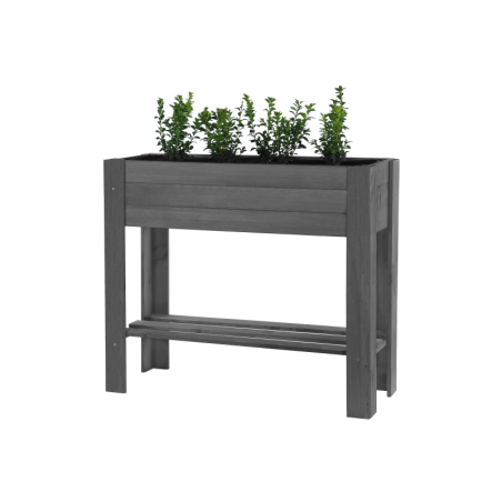 Drewniany Ziołownik / Skrzynia ZE1wym. 70x80x34 cm, Szara