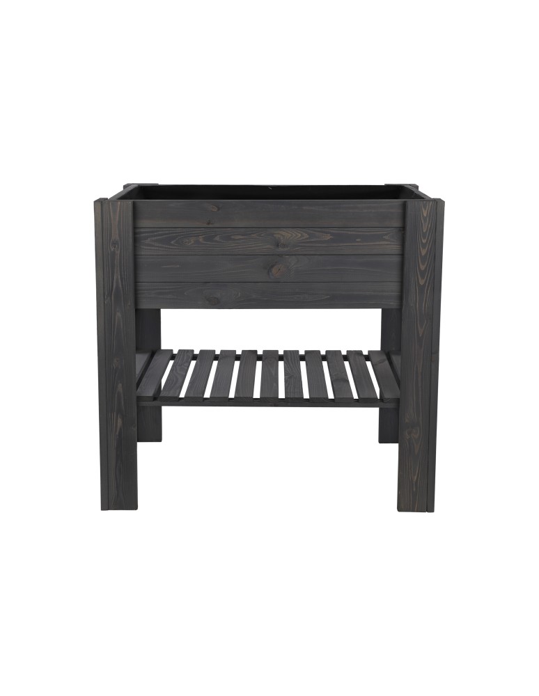 Kwietniki i donice - Drewniany Ziołownik / Skrzynia ZB4 79,5x79,5x42,6 cm Szary - product MODO24.PL 9