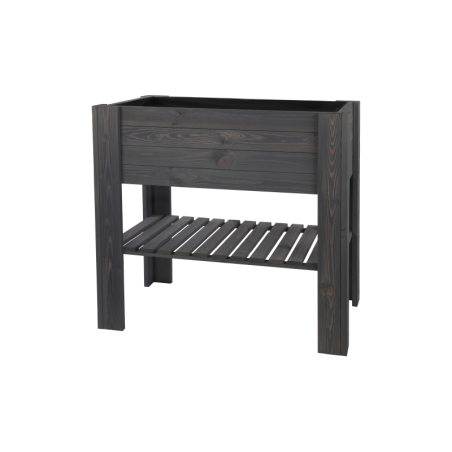 Drewniany Ziołownik / Skrzynia ZB4 79,5x79,5x42,6 cm Szary