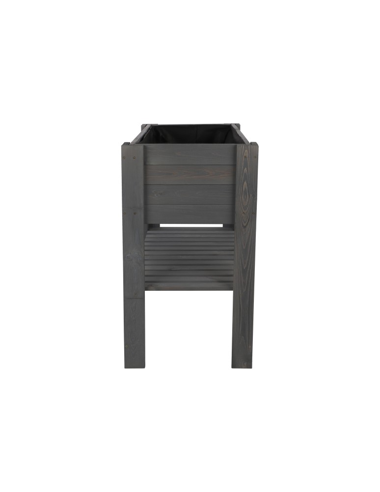 Kwietniki i donice - Drewniany Ziołownik / Skrzynia ZB4 79,5x79,5x42,6 cm Szary - product MODO24.PL 11