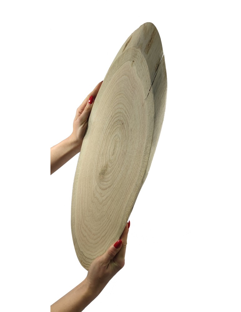 Drewniane tace, patery - Taca Drewniana Ozdobna ✦ Naturalny Dąb ✦ dł 50-55 cm - produkt MODO24.PL 1