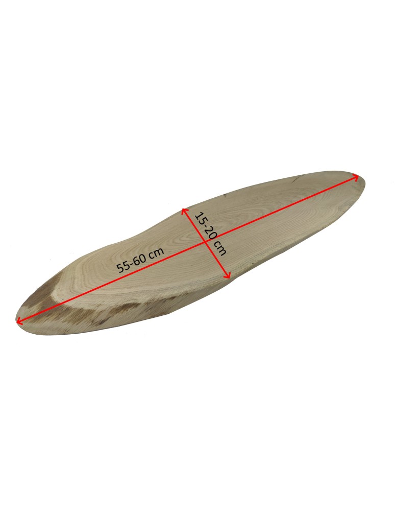 Drewniane tace, patery - Taca Drewniana Ozdobna ✦ Surowy Dąb ✦ dł  55-60 cm - product MODO24.PL 2