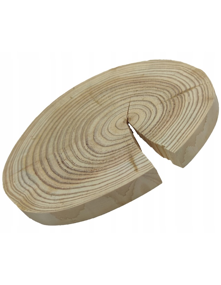 Plastry Okrągłe - Okorowany Plaster Modrzewia 15-20cm/gr.2cm/Szlif - product MODO24.PL 3