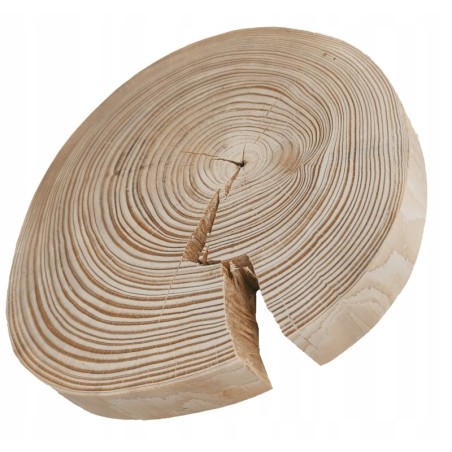 Okorowany Plaster Sosny 15-20cm/gr.3cm/Szlif