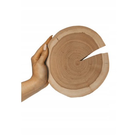 Okorowany Plaster Czeremchy 10-15cm/gr.2cm/Szlif