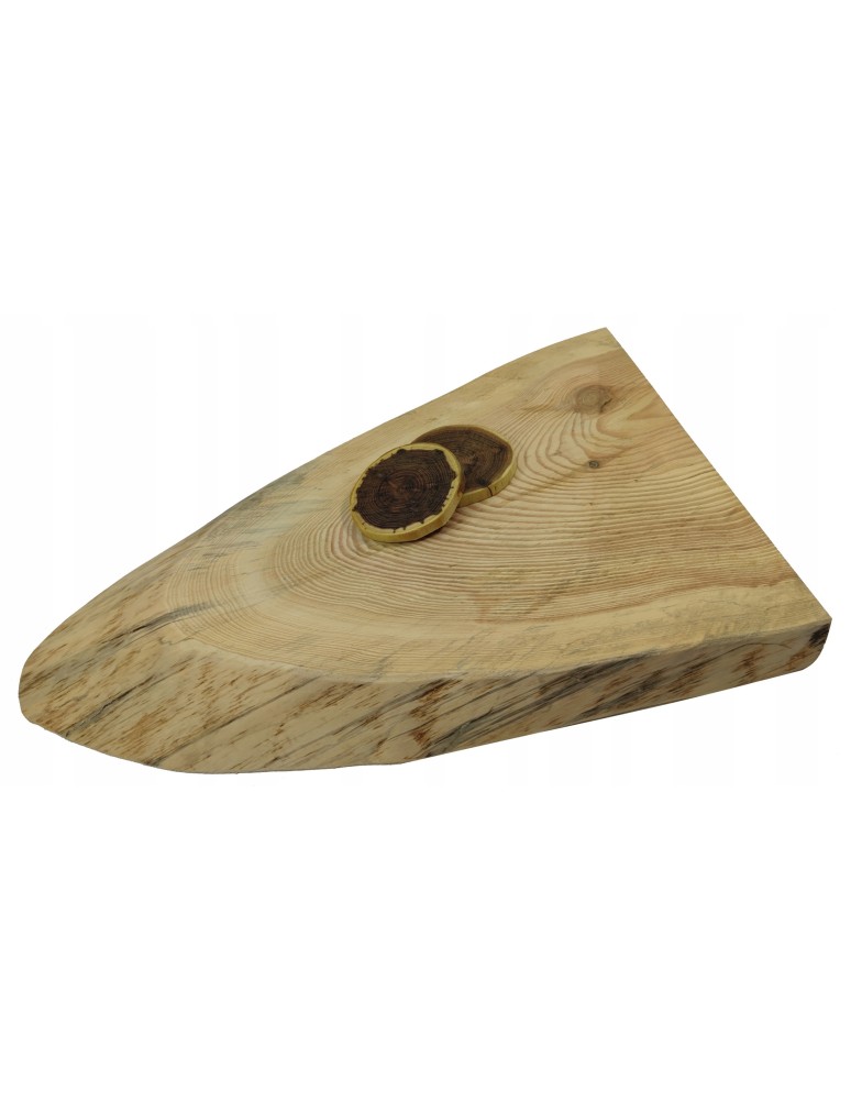 Blaty Drewniane - BLAT STOLIK KAWOWY PLASTER DREWNA 50cm nr090101 - produkt MODO24.PL 1