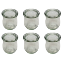 Słoiki WECK 6szt/ szklane wieko słoik 220ml TULIP