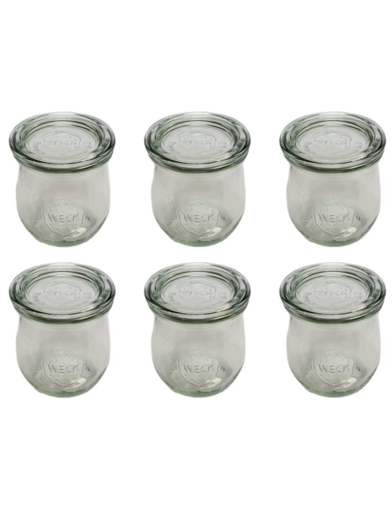 Słoiki i butelki - Słoiki WECK 6szt/ szklane wieko słoik 220ml TULIP - produkt MODO24.PL 3