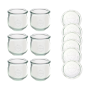 Słoiki WECK 6szt/ szklane wieko słoik 370ml TULIP