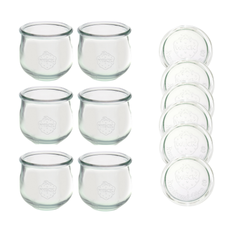 Słoiki WECK 6szt/ szklane wieko słoik 370ml TULIP