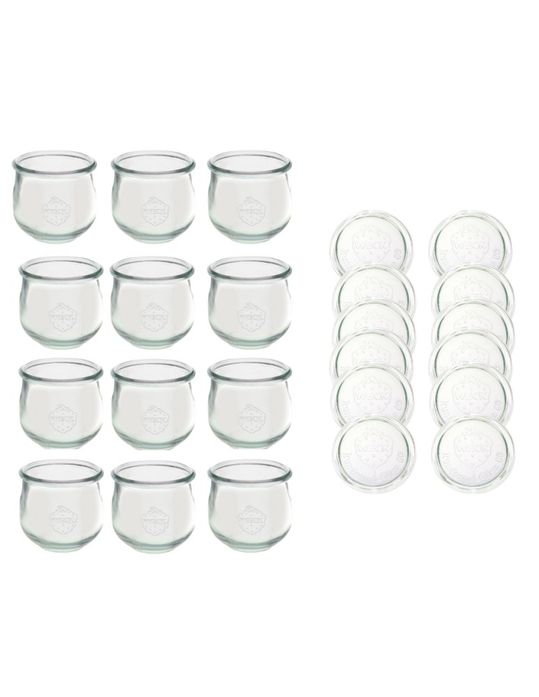 Słoiki i butelki - Słoiki WECK 12szt/ szklane wieko słoik 370ml TULIP - produkt MODO24.PL 3