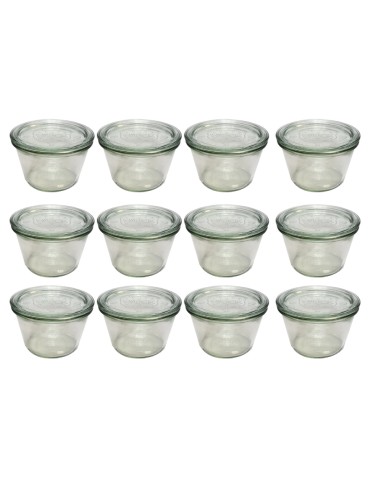Słoiki i butelki - Słoiki WECK 12szt/ szklane wieko słoik 370ml MOLD - produkt 3