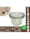 Słoiki WECK / szklane wieko słoik 370ml MOLD