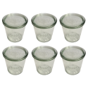 Słoiki WECK 6szt/ szklane wieko słoik 580ml MOLD