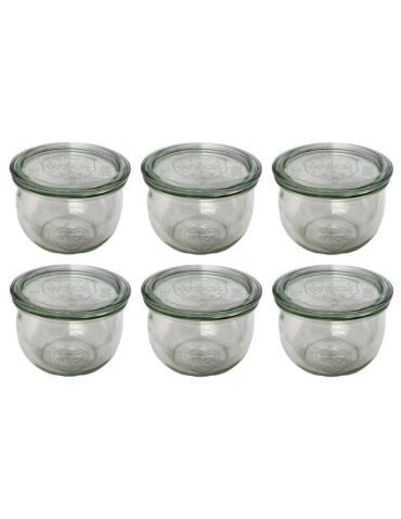 Słoiki i butelki - Słoiki WECK 6szt/ szklane wieko słoik 580ml TULIP - produkt 3