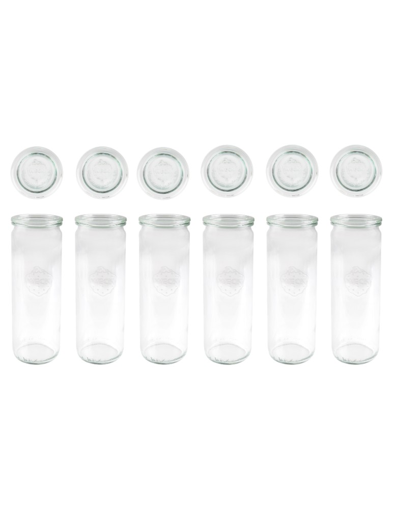 Słoiki i Dodatki - Słoiki WECK 6szt/ szklane wieko słoik 600ml CYLINDER - product MODO24.PL 3