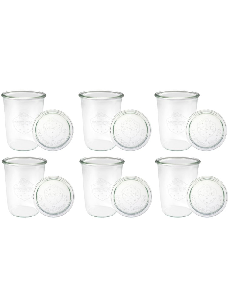 Słoiki i butelki - Słoiki WECK 6szt/ szklane wieko słoik 850ml MOLD - produkt MODO24.PL 3