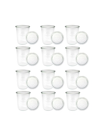 Słoiki i butelki - Słoiki WECK 12szt/ szklane wieko słoik 850ml MOLD - produkt 3
