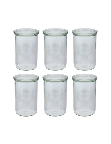 Słoiki i butelki - Słoiki WECK 6szt/ szklane wieko słoik 1050ml 1l MOLD - produkt 3