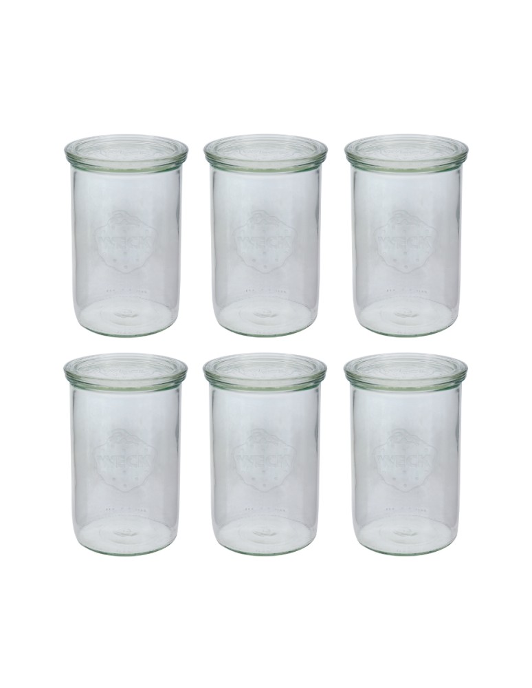 Słoiki i butelki - Słoiki WECK 6szt/ szklane wieko słoik 1050ml 1l MOLD - produkt MODO24.PL 3