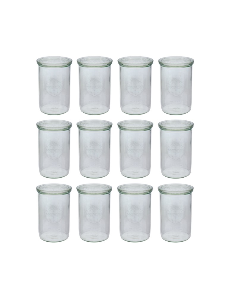 Słoiki i butelki - Słoiki WECK 12szt/ szklane wieko słoik 1050ml 1l MOLD - produkt MODO24.PL 3