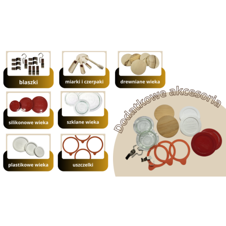 Słoiki WECK 12szt/ szklane wieko słoik 1050ml 1l MOLD
