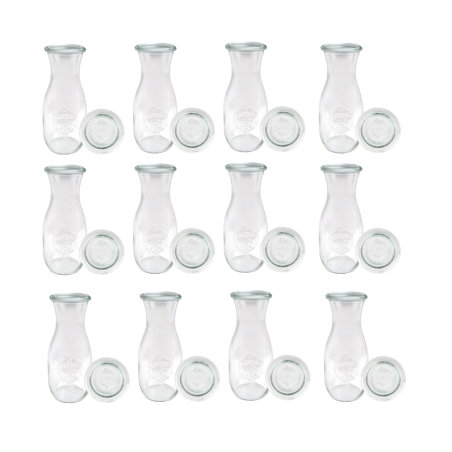 Słoiki WECK 12szt/ szklane wieko KARAFKA 1l 1062ml BUTELKA