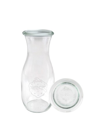 Słoiki i butelki - Słoiki WECK / szklane wieko KARAFKA 1l 1062ml BUTELKA - produkt 3