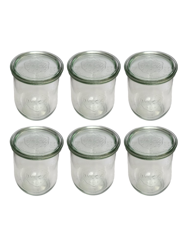 Słoiki i butelki - Słoiki WECK 6szt/ szklane wieko słoik 1l 1062ml TULIP - produkt MODO24.PL 3