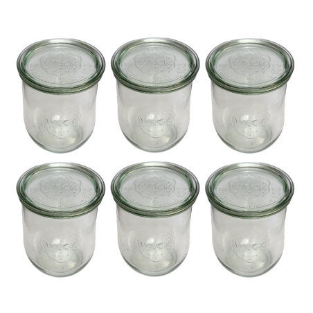 Słoiki WECK 6szt/ szklane wieko słoik 1l 1062ml TULIP