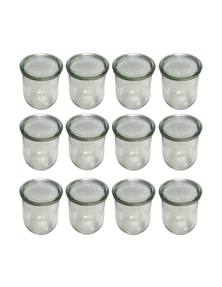 Słoiki i butelki - Słoiki WECK 12szt/ szklane wieko słoik 1l 1062ml TULIP - produkt MODO24.PL 3