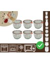 Słoiki WECK 6szt/ szkl. wieko,gumka, bl słoik 370ml TULIP