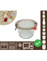 Słoiki WECK / szkl. wieko,gumka, bl słoik 370ml MOLD