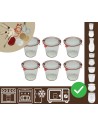 Słoiki WECK 6szt/ szkl. wieko,gumka, bl słoik 580ml MOLD