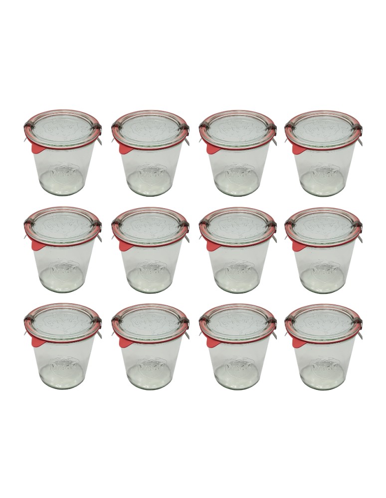 Słoiki i Dodatki - Słoiki WECK 12szt/ szkl. wieko,gumka, bl słoik 580ml MOLD - product MODO24.PL 3