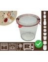 Słoiki WECK / szkl. wieko,gumka, bl słoik 580ml MOLD