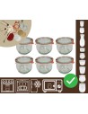 Słoiki WECK 6szt/ szkl. wieko,gumka, bl słoik 580ml TULIP