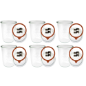 Słoiki WECK 6szt/ szkl. wieko,gumka, bl słoik 850ml MOLD