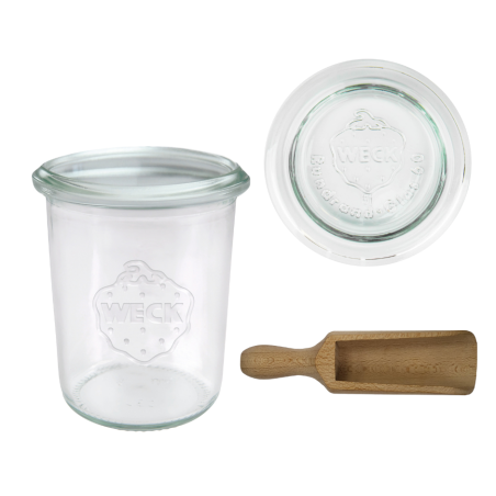 Słoiki WECK / szklane wieko, miarka słoik 160ml MOLD