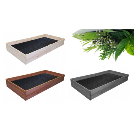 Skrzynia na warzywa ZP06 /27x120x117 cm/ Naturalna