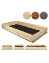 Wielka skrzynia na warzywa ZP06 /27x237x80 cm/ Naturalna
