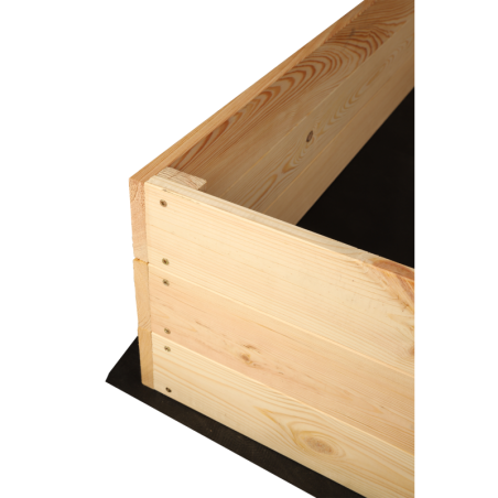 Wielka skrzynia na warzywa ZP06 /27x237x80 cm/ Naturalna