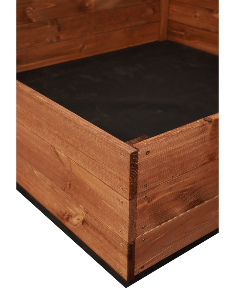 Dom i ogród - Skrzynia na warzywa ZP06 /27x83x80 cm/ Brązowa - product MODO24.PL 5