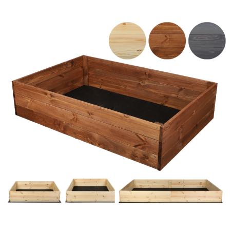 Skrzynia na warzywa ZP06 /27x120x80 cm/ Brązowa