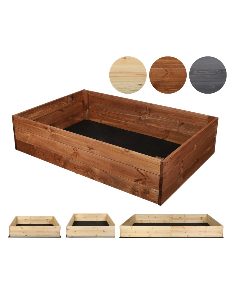 Dom i ogród - Skrzynia na warzywa ZP06 /27x120x100 cm/ Brązowa - produkt MODO24.PL 1