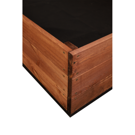 Wielka skrzynia na warzywa ZP06 /27x237x117 cm/ Brązowa