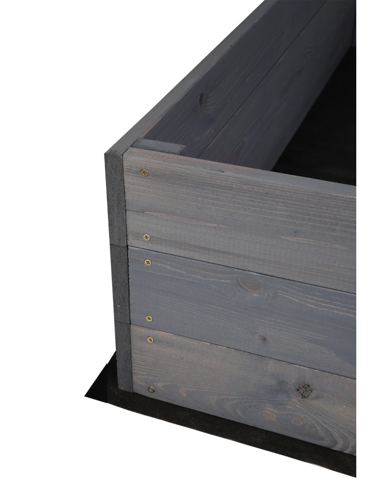 Dom i ogród - Skrzynia na warzywa ZP06 /27x103x100 cm/ Szara - product MODO24.PL 5