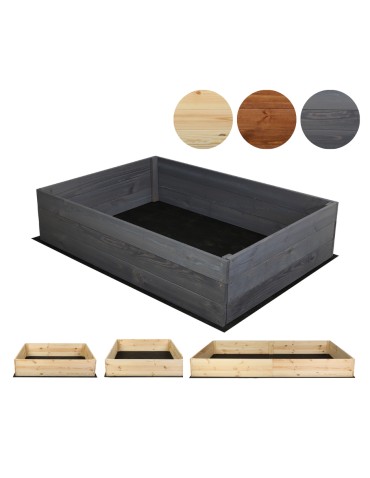 Skrzynia na warzywa ZP06 /27x120x80 cm/ Szara