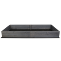 Wielka skrzynia na warzywa ZP06 /27x237x117 cm/ Szara